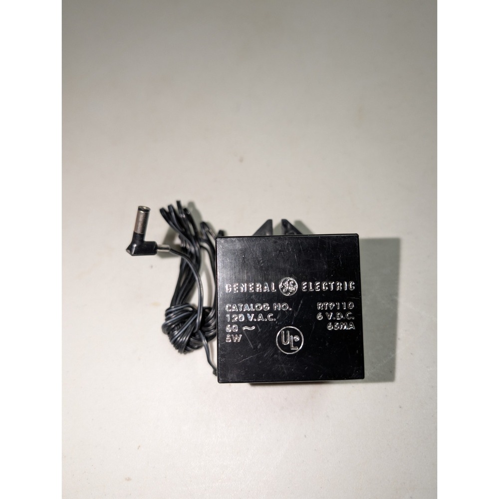 Vintage Ac Adapter GE RT9110 For GE P1820‎ Portable Radio